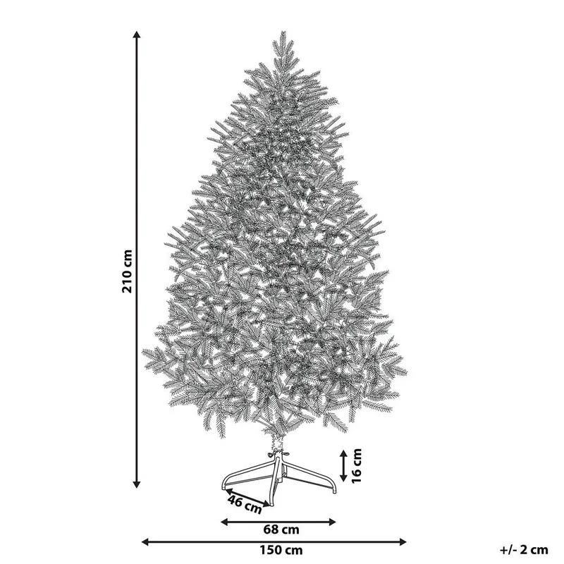 Konstgjord Julgran Farnham - Blå 150x150x210 cm - Inredning & dekor - Julpynt & helgdekoration - Julpynt & juldekoration - Plastgran