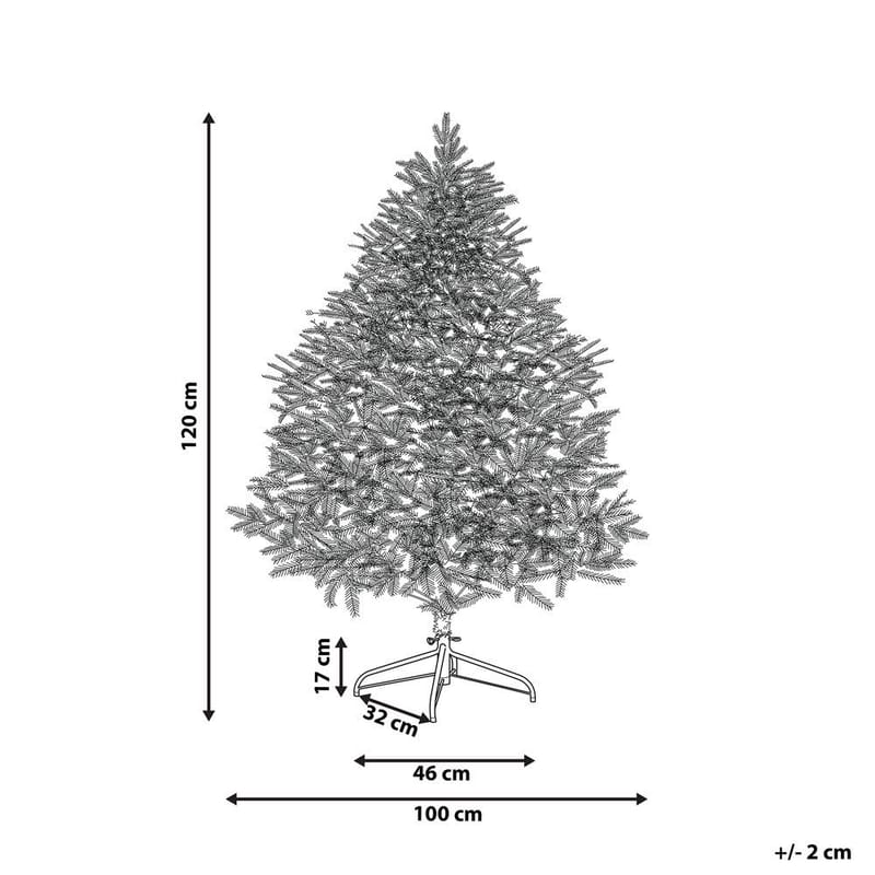 Konstgjord Julgran Farnham - Rosa 100x100x120 cm - Inredning & dekor - Julpynt & helgdekoration - Julpynt & juldekoration - Plastgran