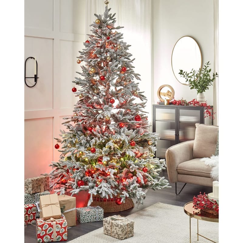 Konstgjord Snöig Julgran Bassie - 150x150x240 cm - Inredning & dekor - Julpynt & helgdekoration - Julpynt & juldekoration - Plastgran