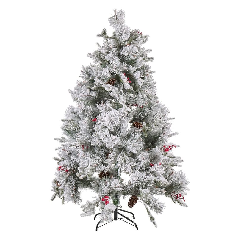 Masala Snöig Plastgran 180 cm, Vit/Grön