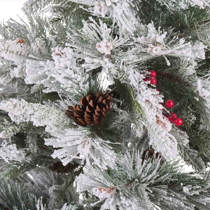 Masala Snöig Plastgran 180 cm - Vit/Grön - Inredning & dekor - Julpynt & helgdekoration - Julpynt & juldekoration - Plastgran