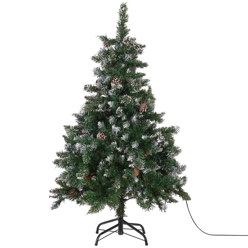 Palomar Liten Plastgran 120 cm med Belysning - Grön|Svart - Inredning & dekor - Julpynt & helgdekoration - Julpynt & juldekoration - Plastgran