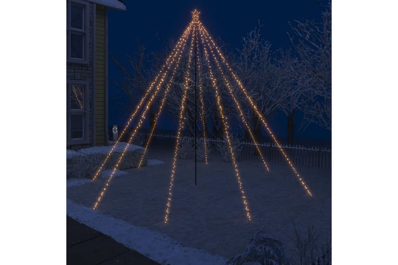 Julgran LED inomhus/utomhus 800 lysdioder 5 m - Vit - Inredning & dekor - Julpynt & helgdekoration - Julpynt & juldekoration - Plastgran