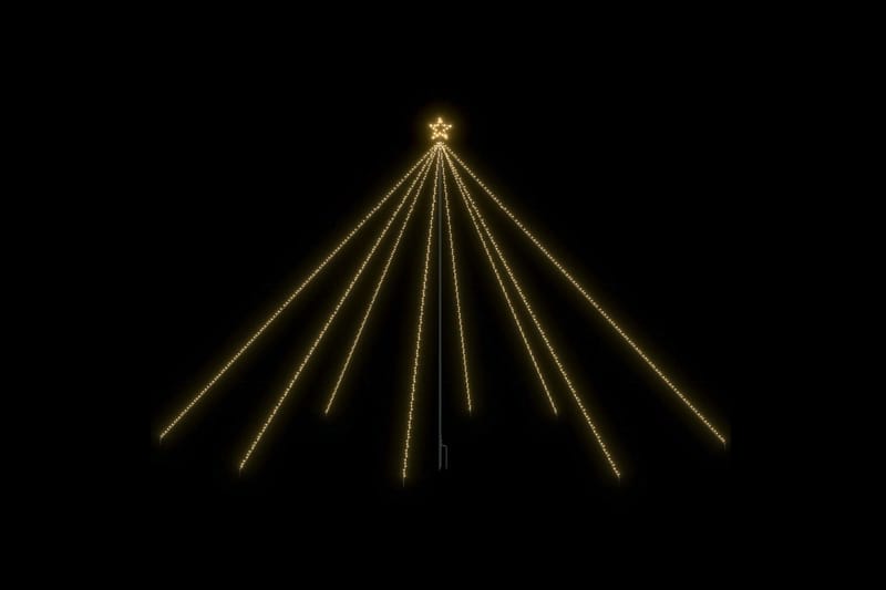 Julgran LED inomhus/utomhus 800 lysdioder 5 m - Vit - Inredning & dekor - Julpynt & helgdekoration - Julpynt & juldekoration - Plastgran