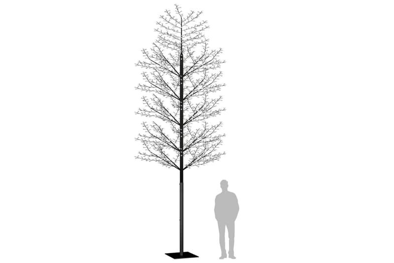 Plastgran 2000 LED körsbärsblommor blåvitt ljus 500 cm - Svart - Inredning & dekor - Julpynt & helgdekoration - Julpynt & juldekoration - Plastgran