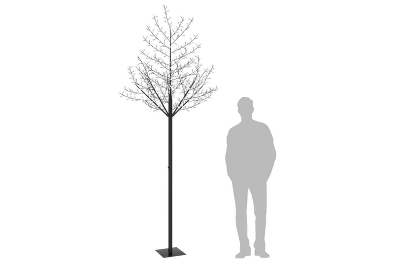 Plastgran 600 LED körsbärsblommor blått ljus 300 cm - Svart - Inredning & dekor - Julpynt & helgdekoration - Julpynt & juldekoration - Plastgran