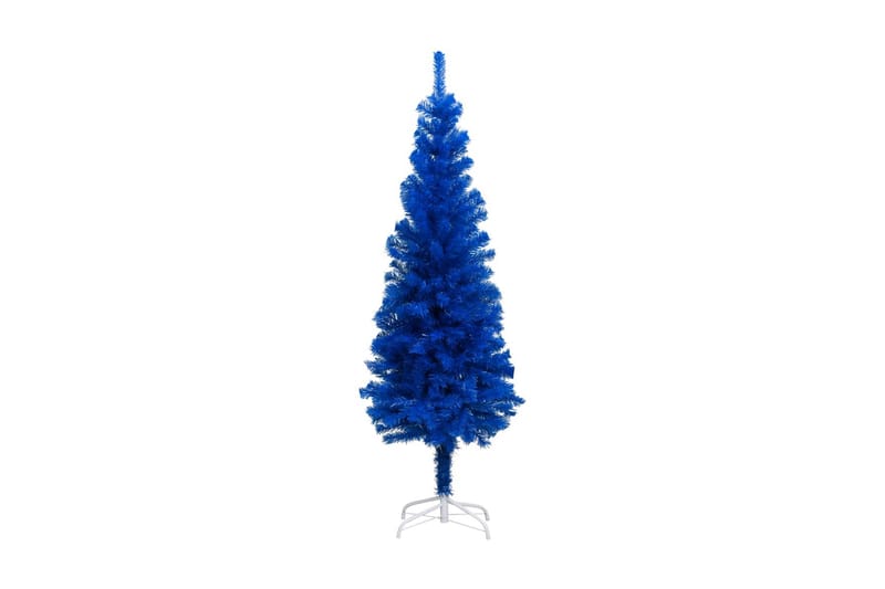 Plastgran med fot blå 210 cm PVC - Blå - Inredning & dekor - Julpynt & helgdekoration - Julpynt & juldekoration - Plastgran