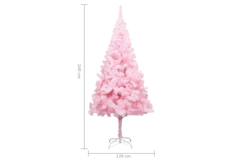 Plastgran med fot rosa 240 cm PVC - Inredning & dekor - Julpynt & helgdekoration - Julpynt & juldekoration - Plastgran