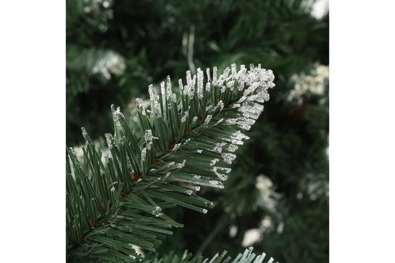 Plastgran med kottar och vitt glitter 210 cm - Grön - Inredning & dekor - Julpynt & helgdekoration - Julpynt & juldekoration - Plastgran