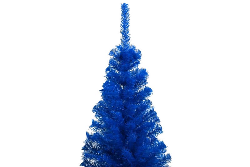 Plastgran med LED och julgranskulor blå 120 cm PVC - Inredning & dekor - Julpynt & helgdekoration - Julpynt & juldekoration - Plastgran