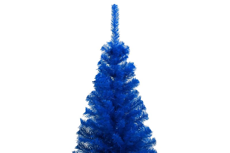 Plastgran med LED och julgranskulor blå 210 cm PVC - Inredning & dekor - Julpynt & helgdekoration - Julpynt & juldekoration - Plastgran