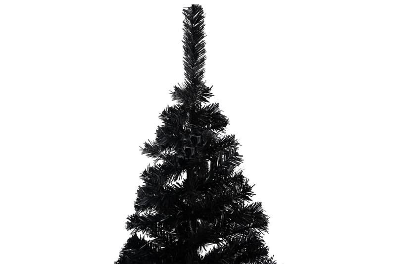 Plastgran med LED och julgranskulor svart 150 cm PVC - Inredning & dekor - Julpynt & helgdekoration - Julpynt & juldekoration - Plastgran