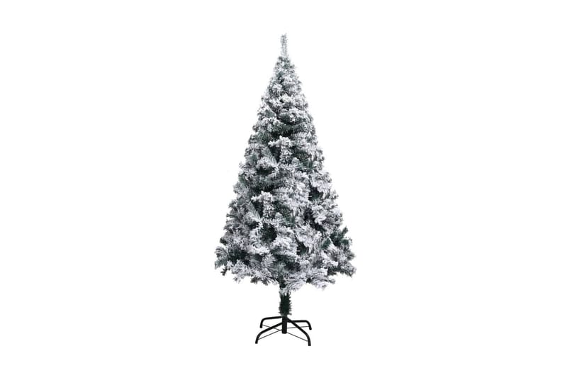Plastgran med snö grön 240 cm PVC - Plastgran