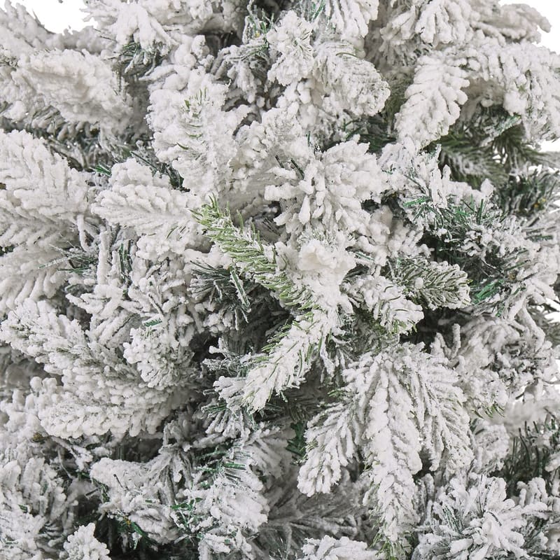Tomichi Liten Snöig Plastgran 120 cm - Vit|Svart|Grön - Inredning & dekor - Julpynt & helgdekoration - Julpynt & juldekoration - Plastgran