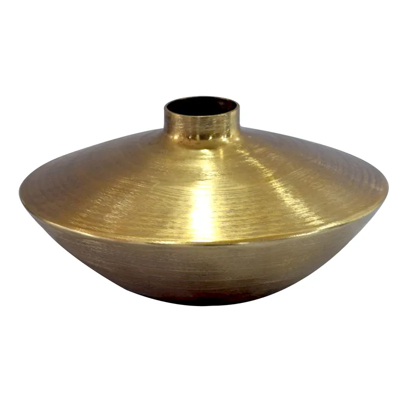 Helin Bordsvas 35 cm i aluminium, Guld
