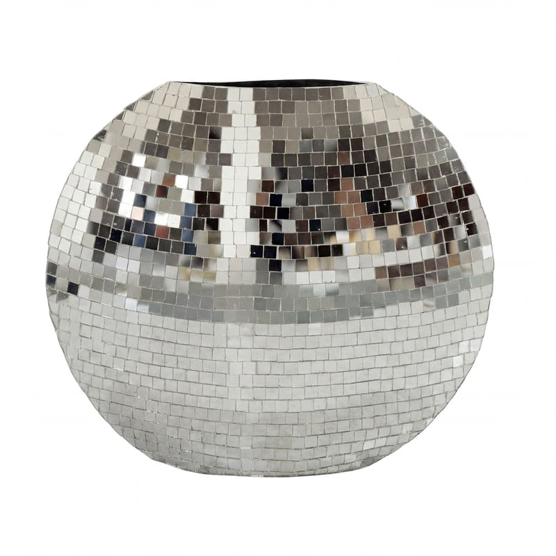 Herva Bordsvas i metall med mosaik - Silver - Inredning & dekor - Dekor & inredningsdetaljer