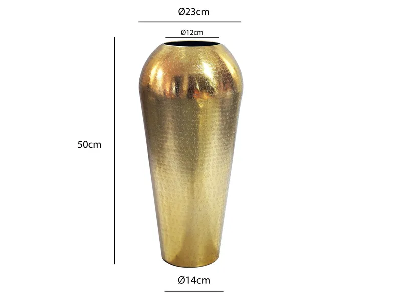 Kelar Golvvas i aluminium - Guld - Inredning & dekor - Dekor & inredningsdetaljer