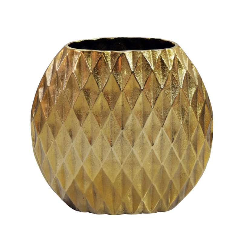 Larek Bordsvas i aluminium - Guld - Inredning & dekor - Dekor & inredningsdetaljer
