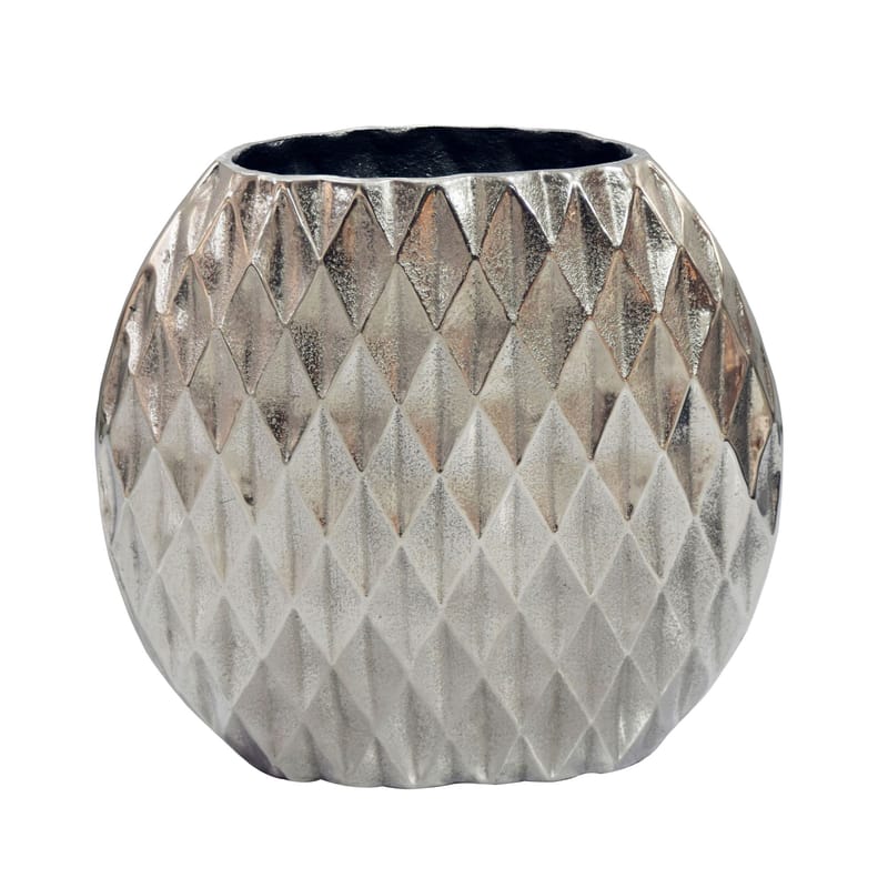 Larek Bordsvas i aluminium - Silver - Inredning & dekor - Dekor & inredningsdetaljer