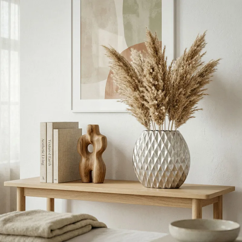 Larek Bordsvas i aluminium - Silver - Inredning & dekor - Dekor & inredningsdetaljer