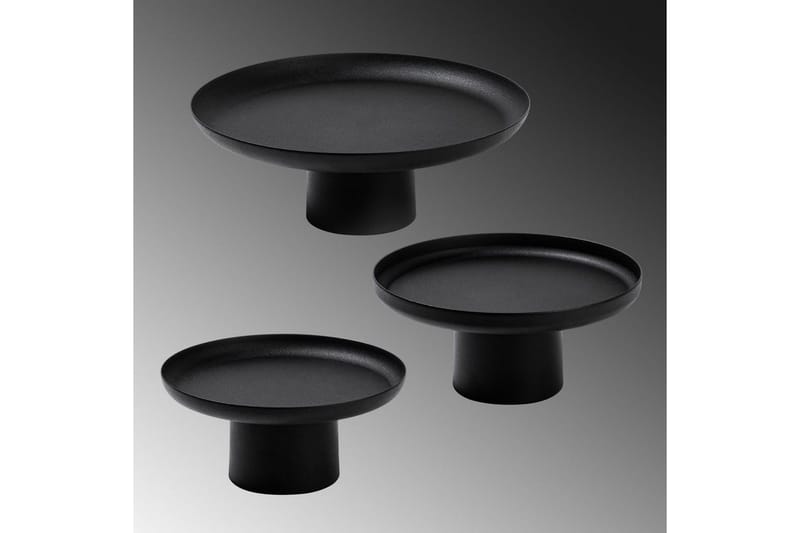 Dekorativt Metalltillbehör Mirven Svart - Svart - Inredning & dekor - Ljus & dofter - Ljushållare & ljusfat