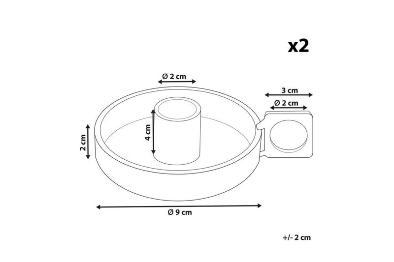 Ljusstakar Chorio set om 2 - Inredning & dekor - Ljus & dofter - Ljushållare & ljusfat