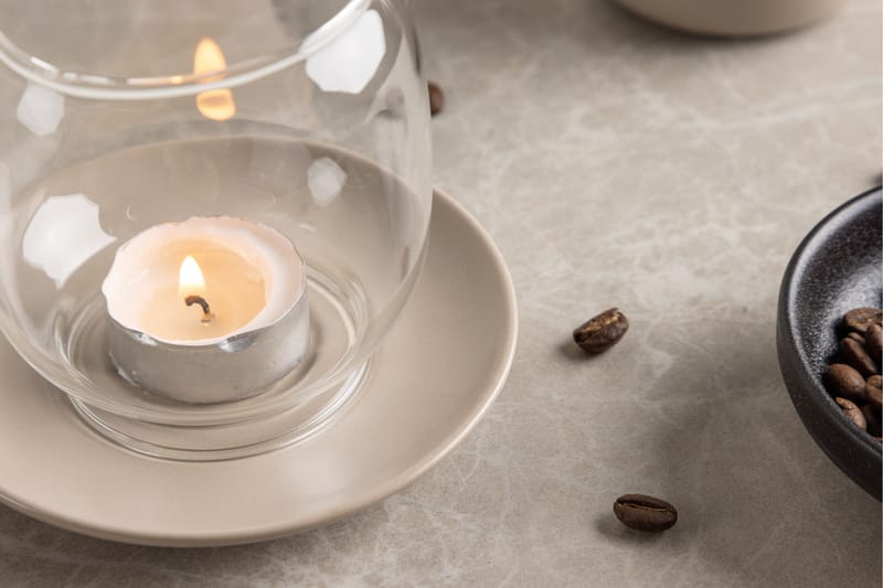 Archy Ljuslykta 11,5x9,5 cm - Beige - Inredning & dekor - Ljus & dofter - Ljusstake & kandelaber - Ljuslykta