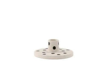 Bette Ljusstake 12x5 cm - Vit - Inredning & dekor - Ljus & dofter - Ljusstake & kandelaber - Kandelaber bord