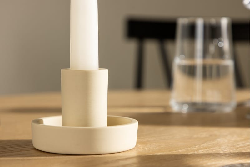 Ceco Ljusstake 11x5,6 cm - Beige - Inredning & dekor - Ljus & dofter - Ljusstake & kandelaber - Kandelaber bord