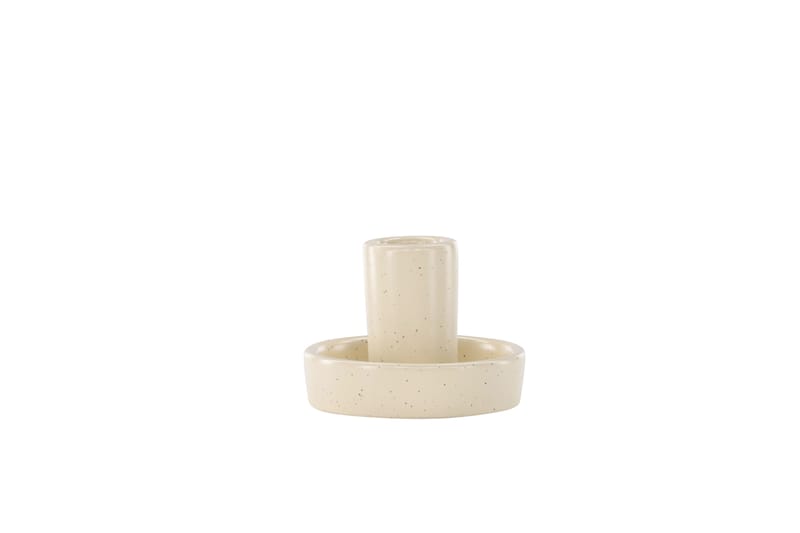 Ceco Ljusstake 11x5,6 cm - Beige - Inredning & dekor - Ljus & dofter - Ljusstake & kandelaber - Kandelaber bord