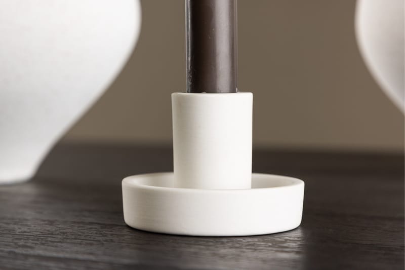 Ceco Ljusstake 11x5,6 cm - Vit - Inredning & dekor - Ljus & dofter - Ljusstake & kandelaber - Kandelaber bord