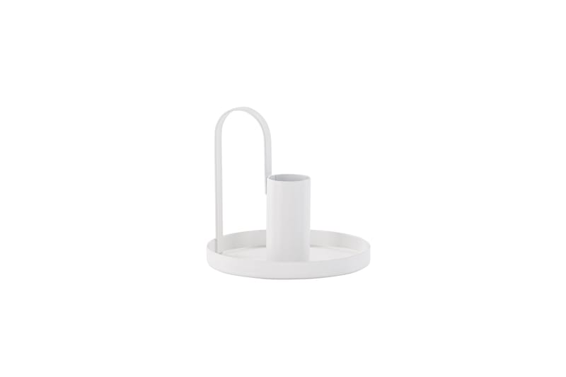 Crai Ljusstake 10x9 cm - Vit - Inredning & dekor - Ljus & dofter - Ljusstake & kandelaber - Kandelaber bord