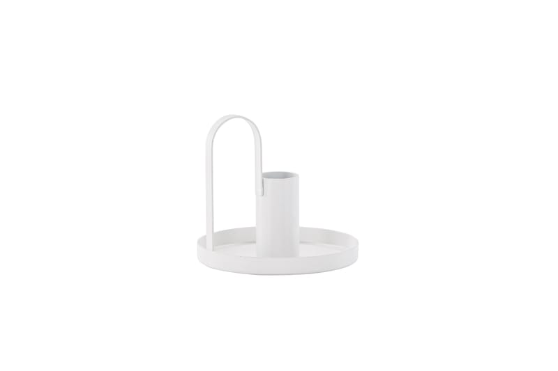 Crai Ljusstake 10x9 cm - Vit - Inredning & dekor - Ljus & dofter - Ljusstake & kandelaber - Kandelaber bord