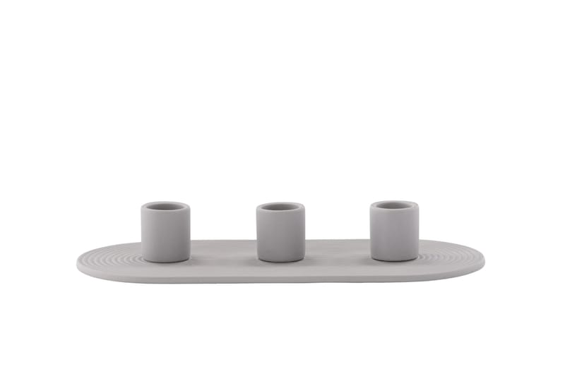 Dian Ljusstake 10,5x4 cm - Grå - Inredning & dekor - Ljus & dofter - Ljusstake & kandelaber - Kandelaber bord