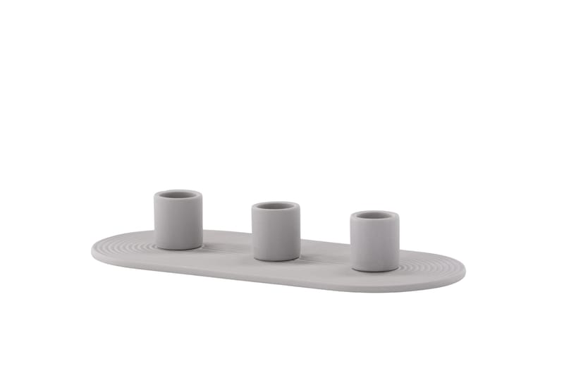 Dian Ljusstake 10,5x4 cm - Grå - Inredning & dekor - Ljus & dofter - Ljusstake & kandelaber - Kandelaber bord