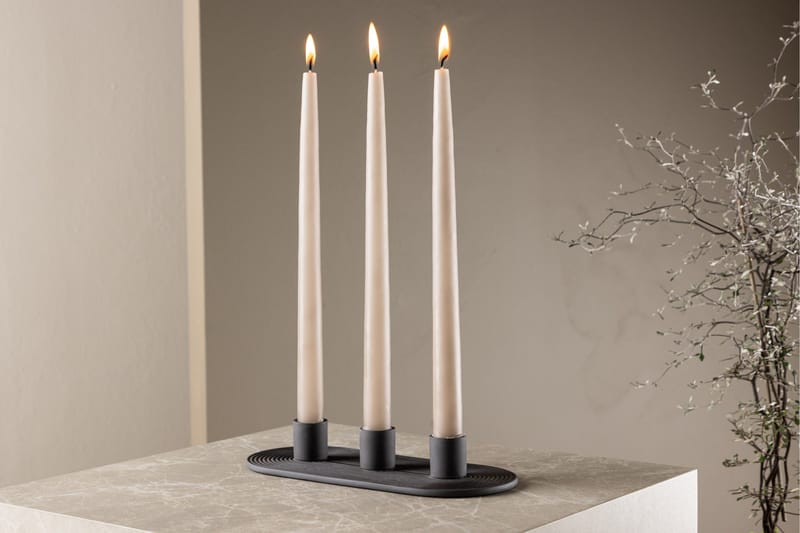 Dian Ljusstake 10,5x4 cm - Svart - Inredning & dekor - Ljus & dofter - Ljusstake & kandelaber - Kandelaber bord