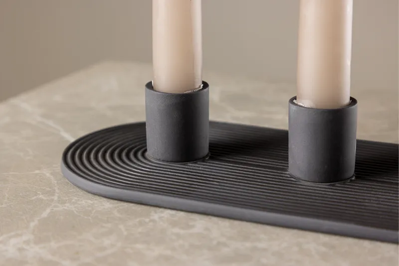 Dian Ljusstake 10,5x4 cm - Svart - Inredning & dekor - Ljus & dofter - Ljusstake & kandelaber - Kandelaber bord