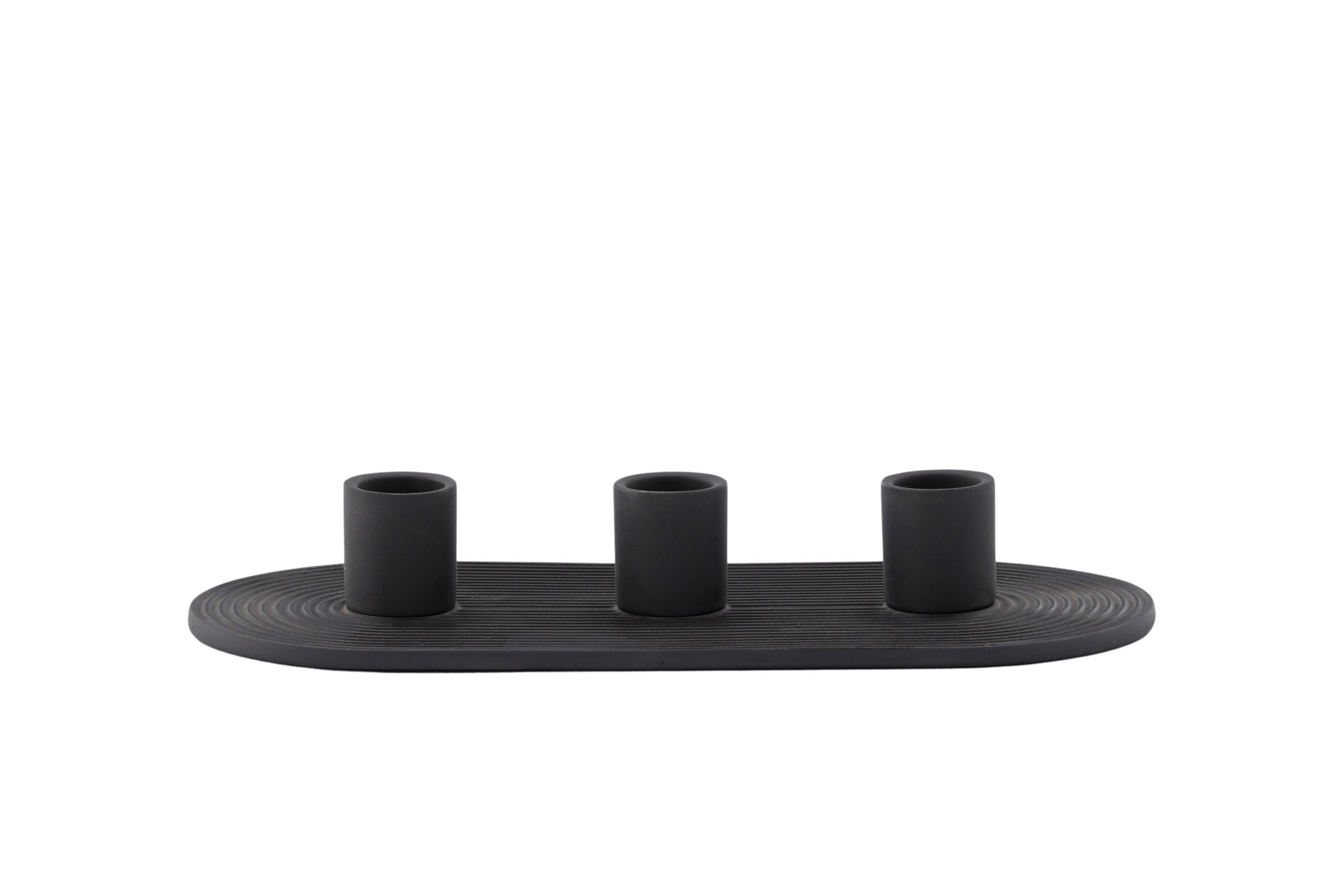 Dian Ljusstake 10,5x4 cm - Svart