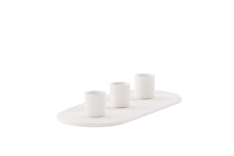 Dian Ljusstake 10,5x4 cm - Vit - Inredning & dekor - Ljus & dofter - Ljusstake & kandelaber - Kandelaber bord