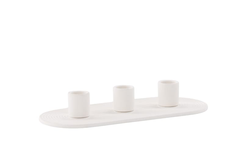 Dian Ljusstake 10,5x4 cm - Vit - Inredning & dekor - Ljus & dofter - Ljusstake & kandelaber - Kandelaber bord