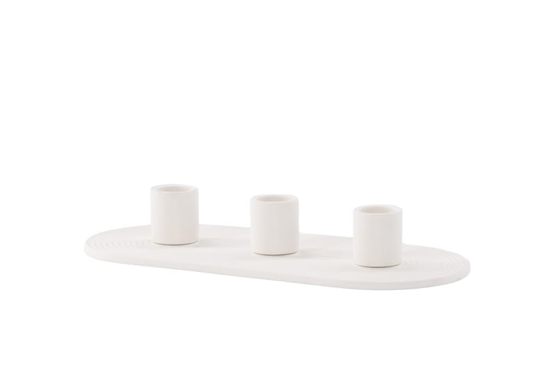 Dian Ljusstake 10,5x4 cm - Vit - Inredning & dekor - Ljus & dofter - Ljusstake & kandelaber - Kandelaber bord