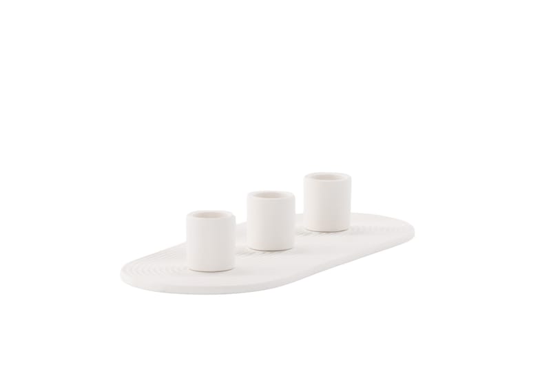 Dian Ljusstake 10,5x4 cm - Vit - Inredning & dekor - Ljus & dofter - Ljusstake & kandelaber - Kandelaber bord