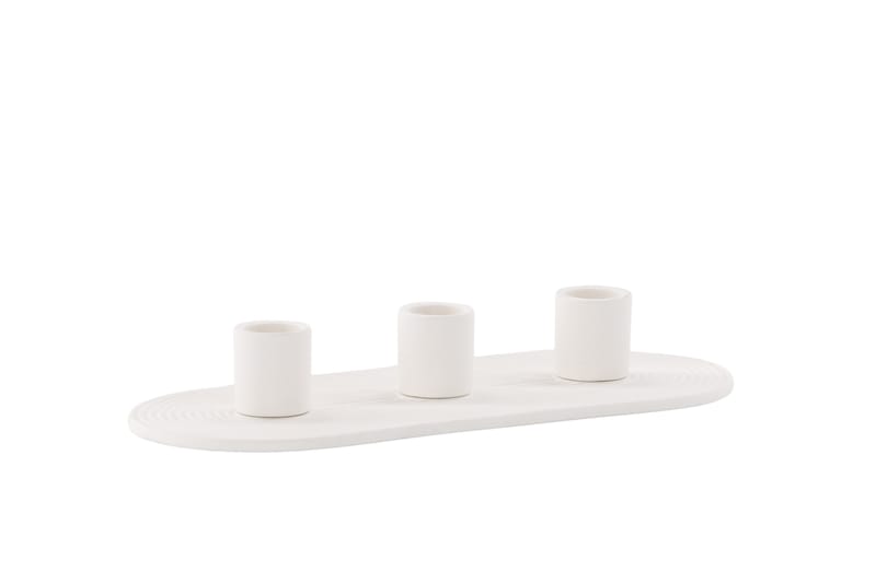 Dian Ljusstake 10,5x4 cm - Vit - Inredning & dekor - Ljus & dofter - Ljusstake & kandelaber - Kandelaber bord