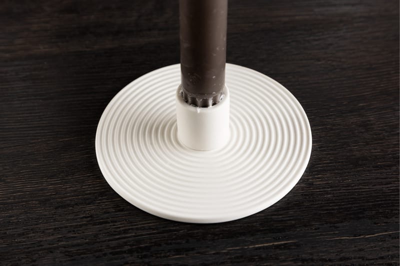Dian Ljusstake 12x4 cm - Vit - Inredning & dekor - Ljus & dofter - Ljusstake & kandelaber - Kandelaber bord