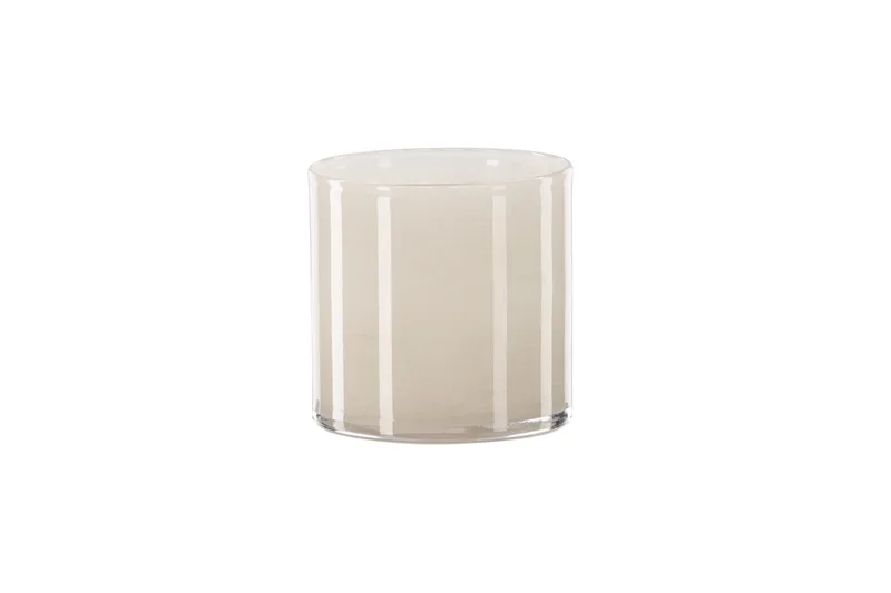 Glora Ljuslykta 12x12 cm - Beige - Inredning & dekor - Ljus & dofter - Ljusstake & kandelaber - Ljuslykta