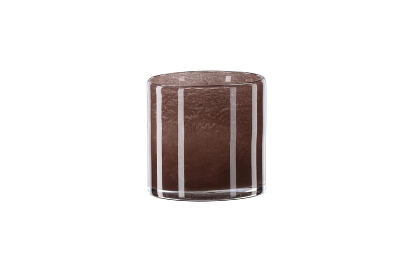 Glora Ljuslykta 12x12 cm - Brun - Inredning & dekor - Ljus & dofter - Ljusstake & kandelaber - Ljuslykta
