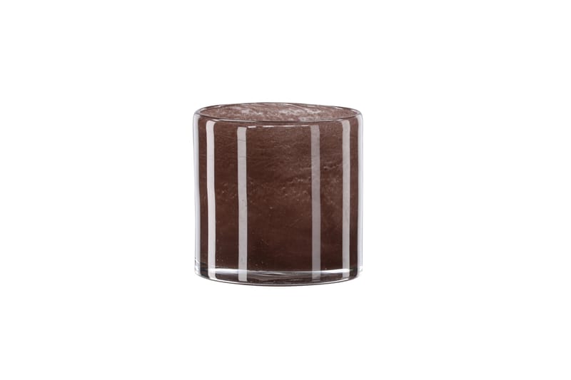 Glora Ljuslykta 12x12 cm - Brun - Inredning & dekor - Ljus & dofter - Ljusstake & kandelaber - Ljuslykta