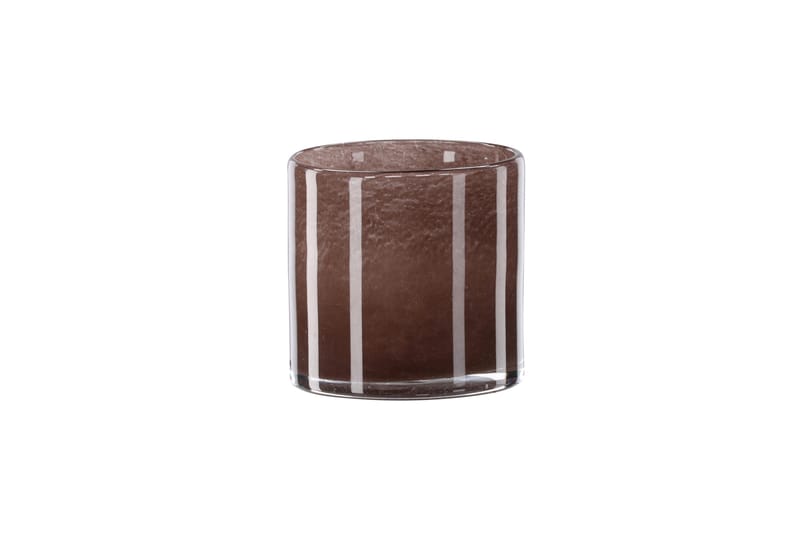 Glora Ljuslykta 12x12 cm - Brun - Inredning & dekor - Ljus & dofter - Ljusstake & kandelaber - Ljuslykta