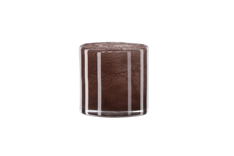 Glora Ljuslykta 12x12 cm - Brun - Inredning & dekor - Ljus & dofter - Ljusstake & kandelaber - Ljuslykta