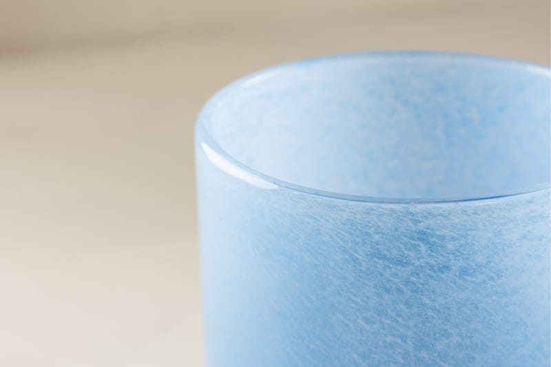 Glora Ljuslykta 12x12 cm - Ljusblå - Inredning & dekor - Ljus & dofter - Ljusstake & kandelaber - Ljuslykta